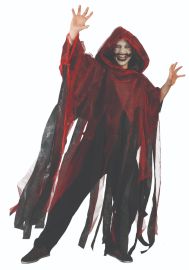 Cape Ghoul-Red-A-One Size