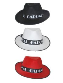 Hat-Al Capone-Felt-Blk