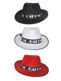 Hat-Al Capone-Felt-Red