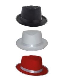 Hat-Gangster-Felt-Wht