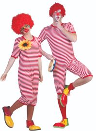 Striped Swimsuit-Red/White-Size X-Small