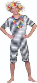 Swimsuit-Black/White-Size Small