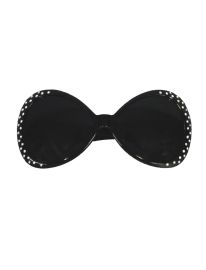 Glasses-Rhinestone-Blk
