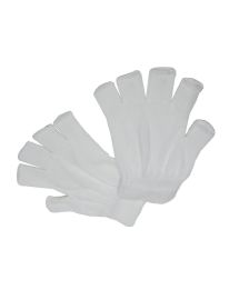 Fingerless Gloves-White