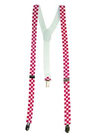 Suspenders-Check-Red/Wht