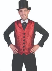 Show Biz Vest-Red-Size Small