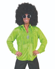 Saturday Night Shirt-Green-Size Small