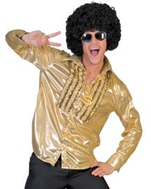 Saturday Night Shirt-Gold-Size Medium