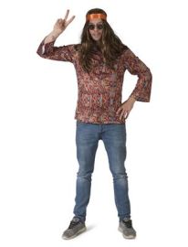 Seventies Shirt Orange Orlando - Size Small