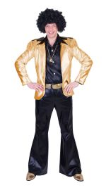 Disco Fever Jacket-Gold-Man-Size Small