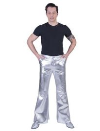 Disco Fever Pants-Silver - Size Large