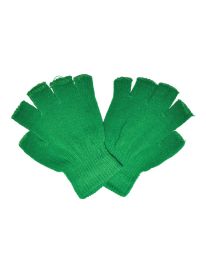 Fingerless Gloves-Green
