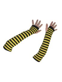 Gloves-Bumble Bee-Fingerless-Long-15.7"