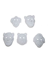 Mask-Paintable Animals-Asst