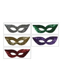 Mask-Wing Tip-Sequin-Gold