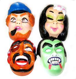 Mask-Faces-4 pcs-Asst