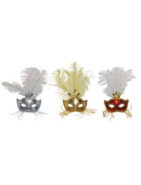 Mask-Feathers/Tassles-Asst