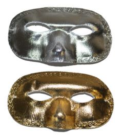 Mask-Shiny w/Nose-Slv