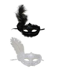 Mask-Lace/Sequin/Flower/Feather-Asst