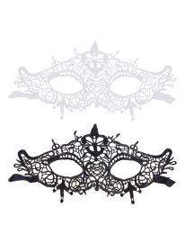 Mask-Lace w/Point-Wht