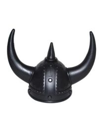 Helmet-Viking w/Horns-Black
