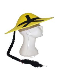 Hat-Rickshaw-Ylw w/Hair