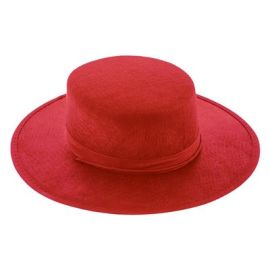 Hat-Spanish-Felt-Red