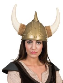 Helmet-Viking Fur on Horns