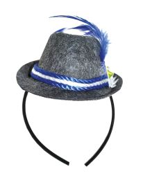Headband-Felt Hat w/Feather