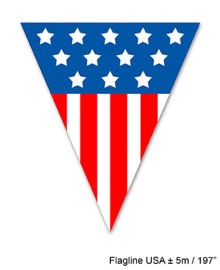 Flag-Pennant-USA 197", 10 Flags 