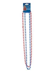 Necklace-Red/Wht/Blu-3 pcs