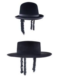 Hat-Jewish Bowler w/Hair