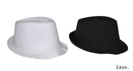 Hat-Pinstripe-Wht