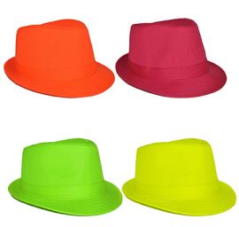Hat-Fedora-Neon-Ylw