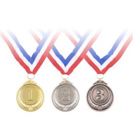 Medals-Gold, Silver, Bronze