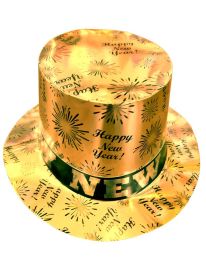 Happy New Year Hat - Gold 