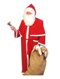 Santa Coat w/ Collar-One Size