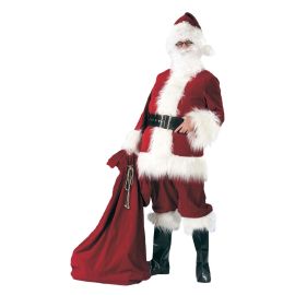 Santa Claus Deluxe Burgundy-Size Large