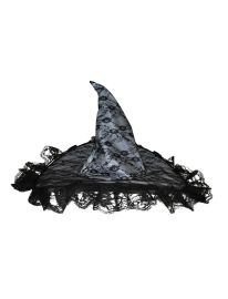 Hat-Witch-Satin w/Lace