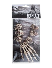 Necklace-Skull/Hands-Bones