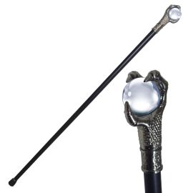 Cane-Metal-Claw w/Ball-Slv-36.6"