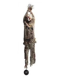 Decor-Hanging-Prisoner Skeleton w/Light-70.9"