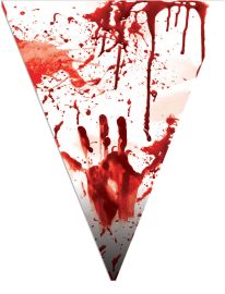 Garland Flagline-Bloody Handprint-197"