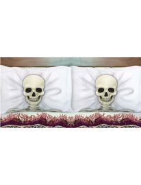Décor-Skeleton Pillowcases-2pcs-20.9"x31.9"