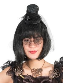 Headband-Mini Top Hat w/Veil