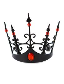 Black Crown w/Red Jewels