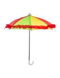 Umbrella-Mini-Short-Red/Ylw/Grn-11.8"