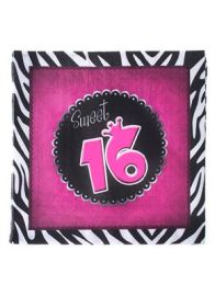 Sweet 16 Napkins-13"-20 pcs
