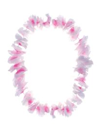 Lei-Flower-Pnk/Wht