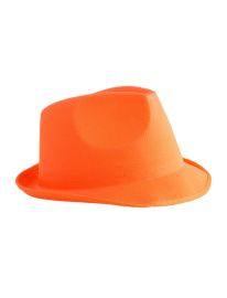 Fedora Hat-Neon Orange